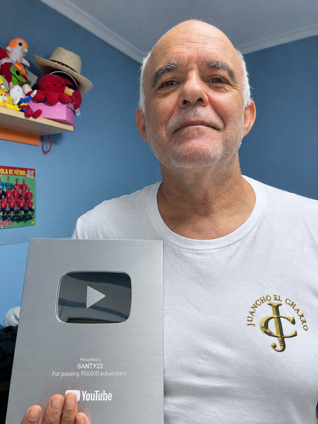 Juancho Ruiz padre orgulloso de Santy Ruiz