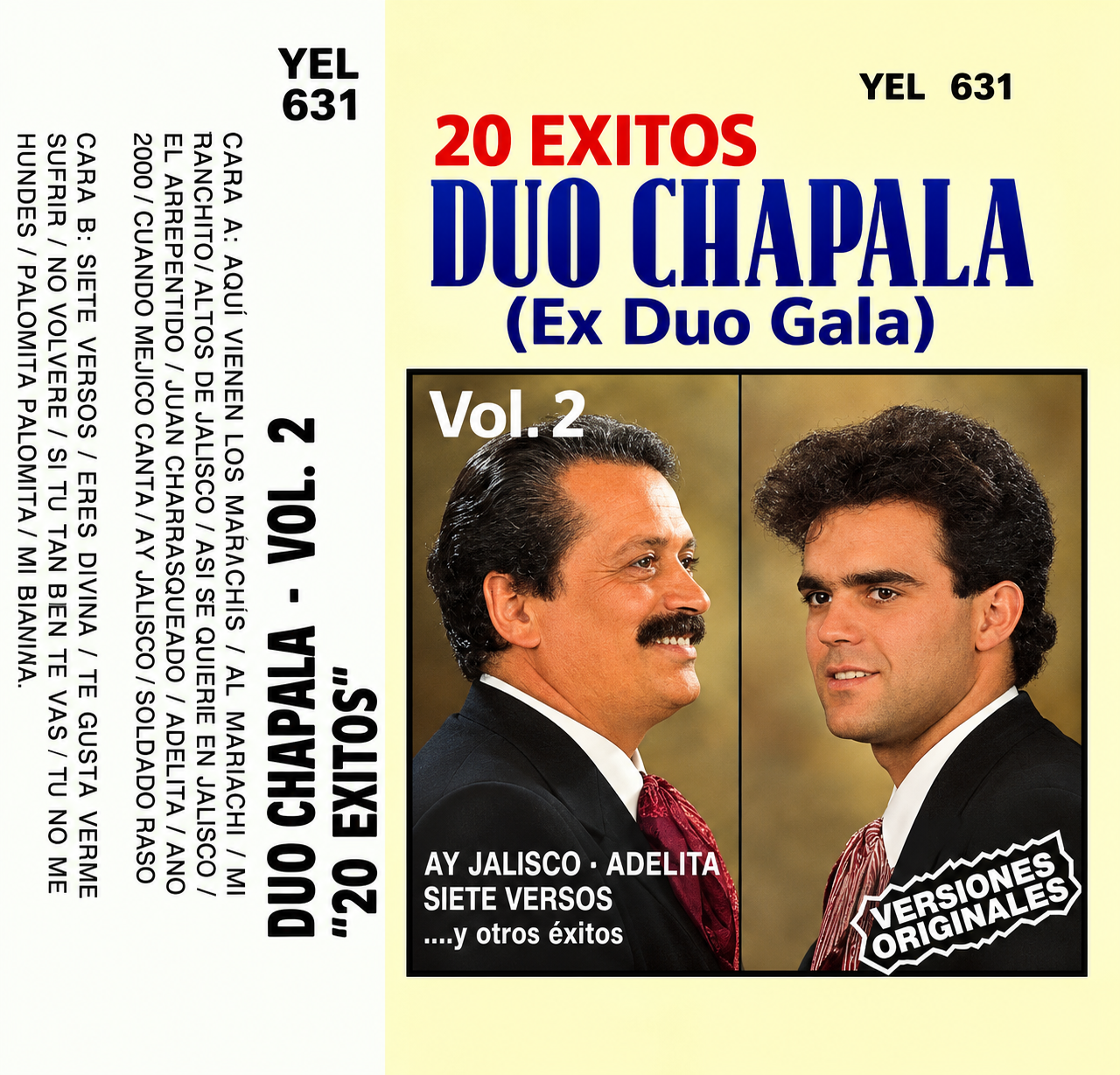 Dúo Chapala (Ex Dúo Gala) - 20 Éxitos Vol. 2