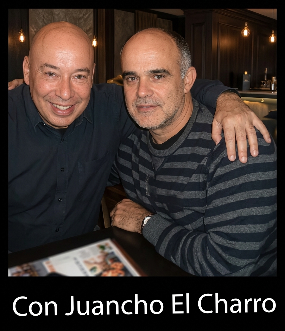 Juancho Ruiz El Charro junto a Chuchín Ibáñez