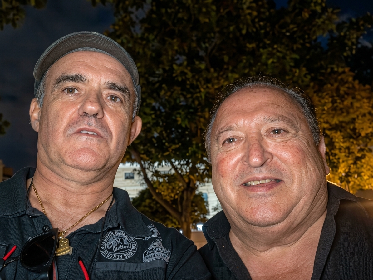Juancho Ruiz El Charro junto a Fernando Esteso en Casalarreina
